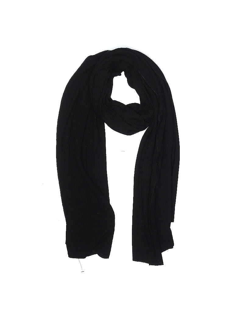 Pre-owned Assorted Brands Scarf In Black