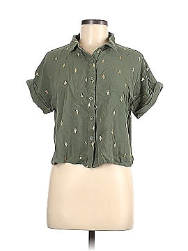 Solitaire Short Sleeve Button-Down Shirt (view 1)