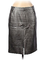 Worth New York Leather Skirt