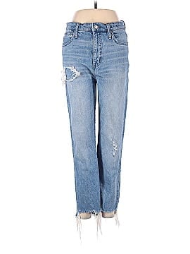 Madewell Classic Straight Jeans in Corrie Wash: Step-Hem Edition (view 1)