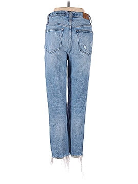 Madewell Classic Straight Jeans in Corrie Wash: Step-Hem Edition (view 2)