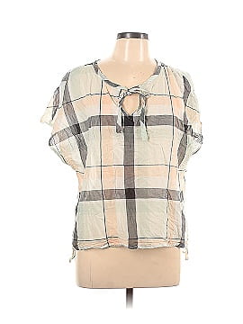 Side Stitch Short Sleeve Blouse (view 1)