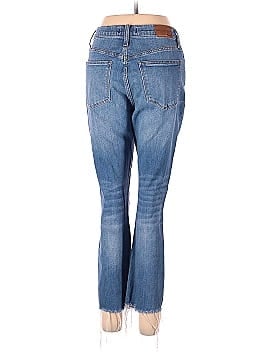 Madewell The High-Rise Slim Boyjean in Dover Wash: Raw-Hemmed Edition (view 2)