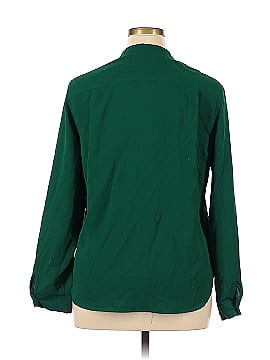 Back Label Long Sleeve Blouse (view 2)
