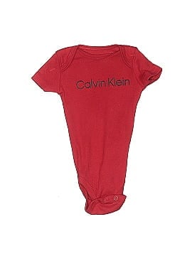 Calvin Klein Short Sleeve Onesie (view 1)