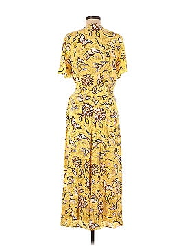 The Kooples Yellow Floral Wrap Dress (view 2)