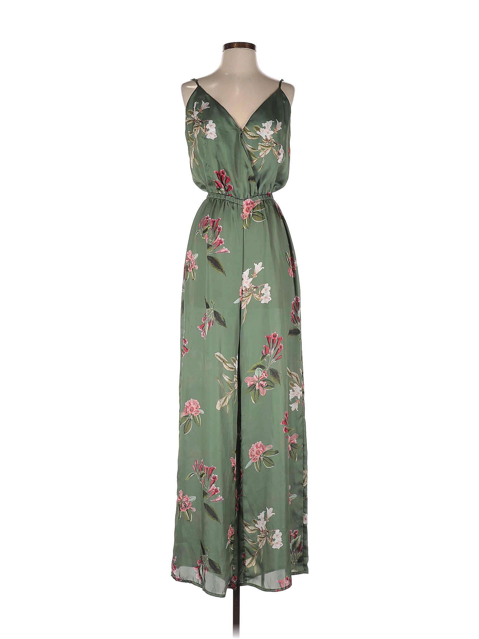 Show Me Your Mumu Floral Green Jumpsuit Size S - 65% off | ThredUp