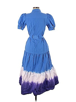 Derek Lam Collective Blue Dip Dye Midi Dress (view 2)