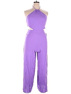 Louna Lavender Backless Jumpsuit (view 1)