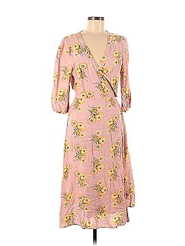 Madewell Floral Long Sleeve Wrap Dress (view 1)