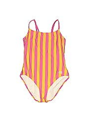 Solid & Striped One Piece Swimsuit