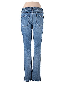 Madewell Petite High-Rise Slim Straight Jeans in Larchley Wash: TENCEL&trade; Denim Edition (view 2)