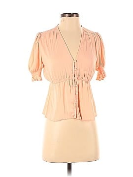 Louna Pink Button Front Top (view 1)