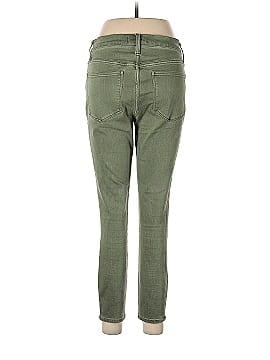 Madewell 9" Mid-Rise Skinny Crop Jeans: Garment-Dyed Button-Front Edition (view 2)