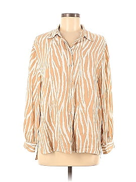 Zara Long Sleeve Button-Down Shirt (view 1)