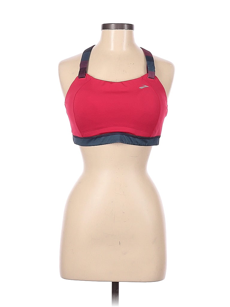 Brooks Red Sports Bra Size 38 (EU) 66 off thredUP