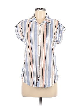 Love + Joy by FCT Short Sleeve Button-Down Shirt (view 1)