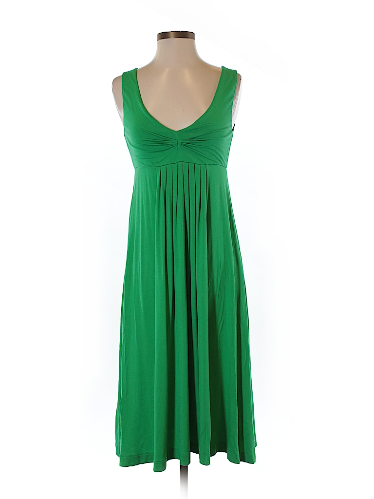 J Crew Solid Green Casual Dress Size S 78 Off Thredup