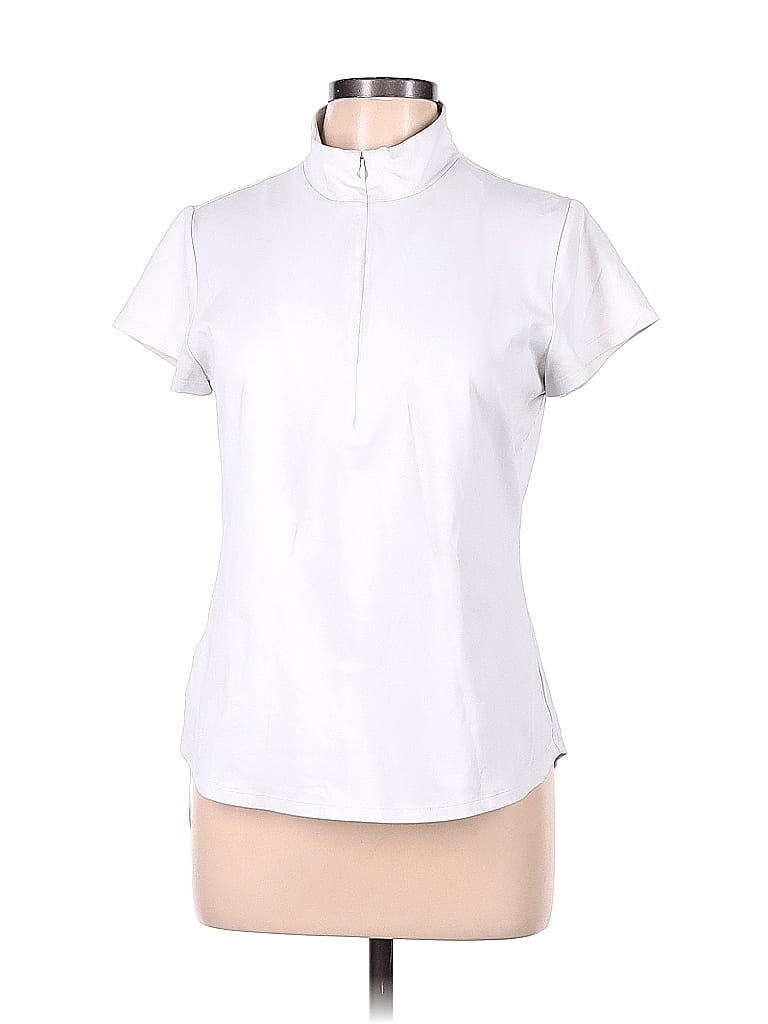 Tommy Bahama Solid White Short Sleeve T-Shirt Size M - photo 1