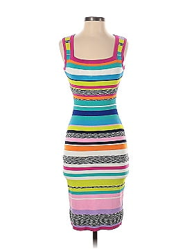 Milly Spacedye Rainbow Stripe Dress (view 1)