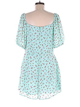 Slate & Willow Floral Surplice Romper (view 2)