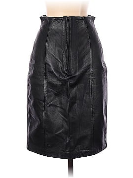 INTERIOR Leather Skirt (view 2)