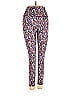 Fabletics Paisley Floral Hearts Purple Active Pants Size XXS - photo 1