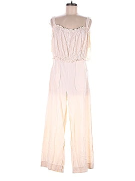 Rebecca Taylor Cream Smocked Jumpsuit (view 1)