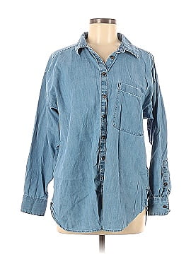 Ann Taylor LOFT Long Sleeve Button-Down Shirt (view 1)