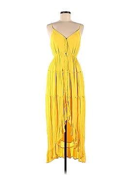 Slate & Willow Yellow Tiered Dress (view 1)