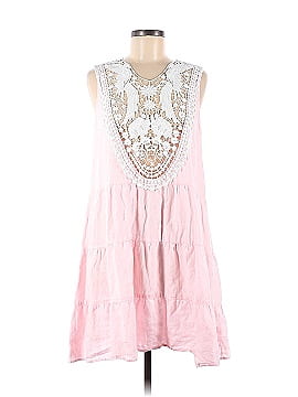 Miguelina Pink Luce Dress (view 1)
