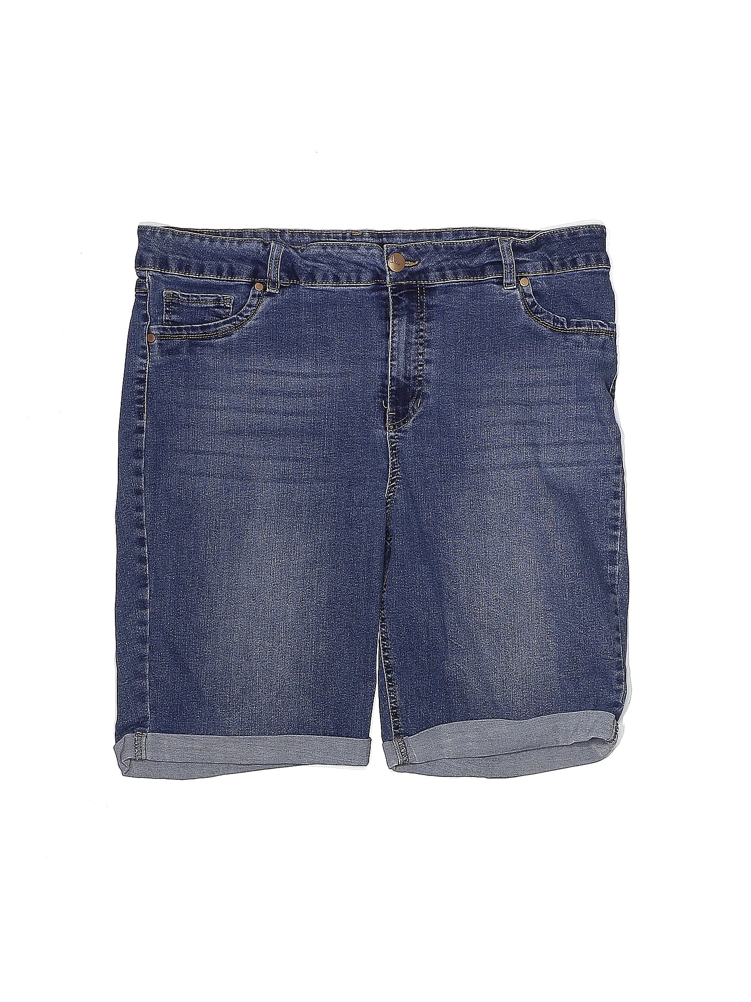 D.Jeans Blue Denim Shorts Size 20 (Plus) 26 off thredUP