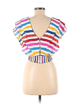 Color Me Courtney Holly Ruffle Crop Top (view 2)