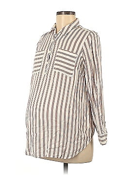 Isabel Maternity Long Sleeve Blouse (view 1)