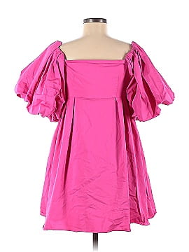 Peter Som Collective Pink Puff Sleeve Dress (view 2)