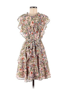 Marissa Webb Collective Floral Ruffle Tie Dress (view 1)