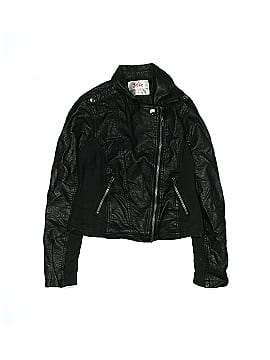 Justice Faux Leather Jacket (view 1)