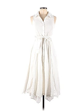 Marissa Webb Collective White Sleeveless Shirt Dress (view 1)
