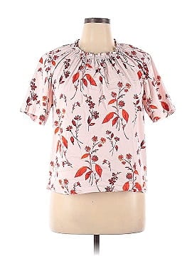 Thakoon Collective Floral Ruffle Neck Shirt (view 1)