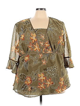 Maggie Barnes 3/4 Sleeve Blouse (view 1)
