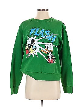 Disney X Gucci Green Disney Edition 'flash' Donald Duck Sweatshirt (view 1)