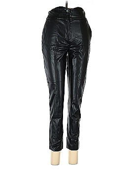 Tapered Faux Leather Pants (view 1)