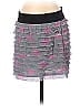 Free People Plaid Graphic Gray Casual Skirt Size S - photo 1