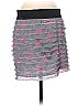 Free People Plaid Graphic Gray Casual Skirt Size S - photo 2