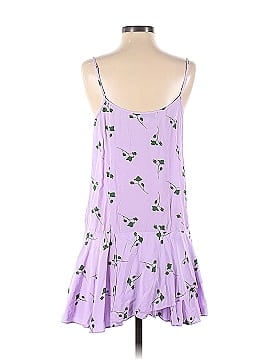 Thakoon Collective Purple Floral Slip Dress (view 2)