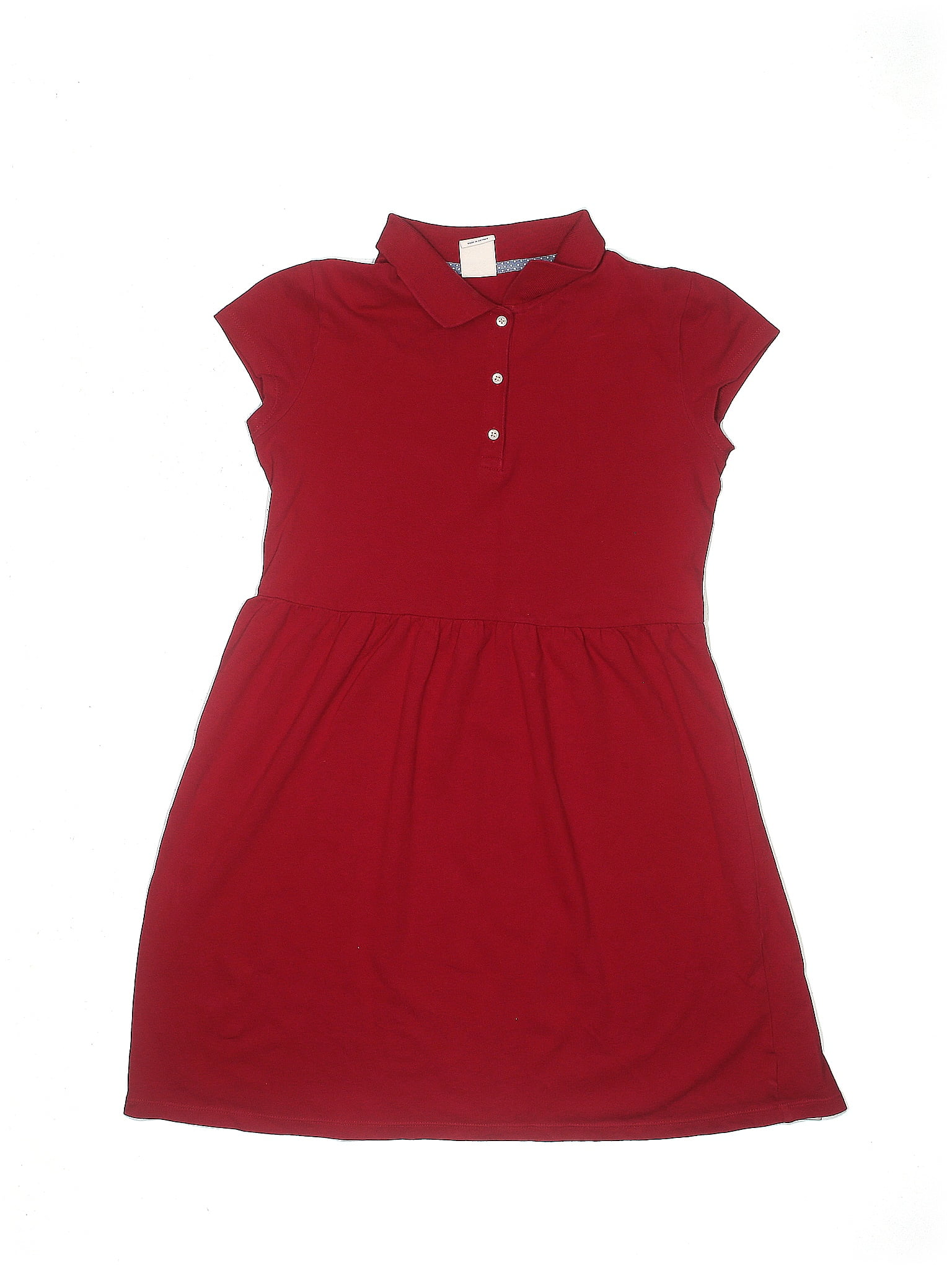 Gap Kids Solid Maroon Burgundy Dress Size XLarge (Youth) 65 off