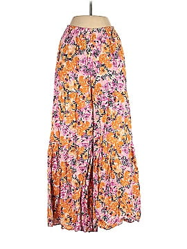 Something Navy Floral Wide Leg Pants (view 1)