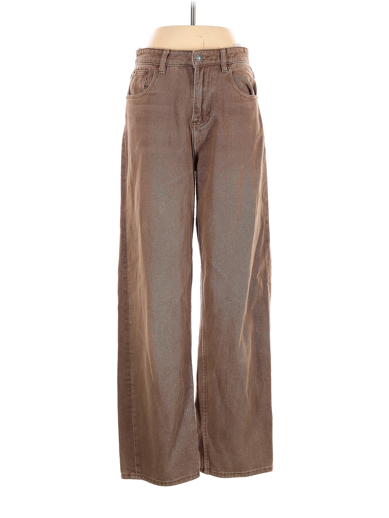 Motel 100 Cotton Brown Jeans 33 Waist 60 off thredUP