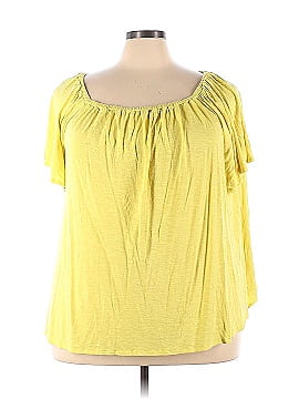 Lane Bryant Outlet Short Sleeve Blouse (view 1)