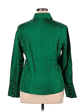 Ann Taylor Long Sleeve Silk Top (view 2)